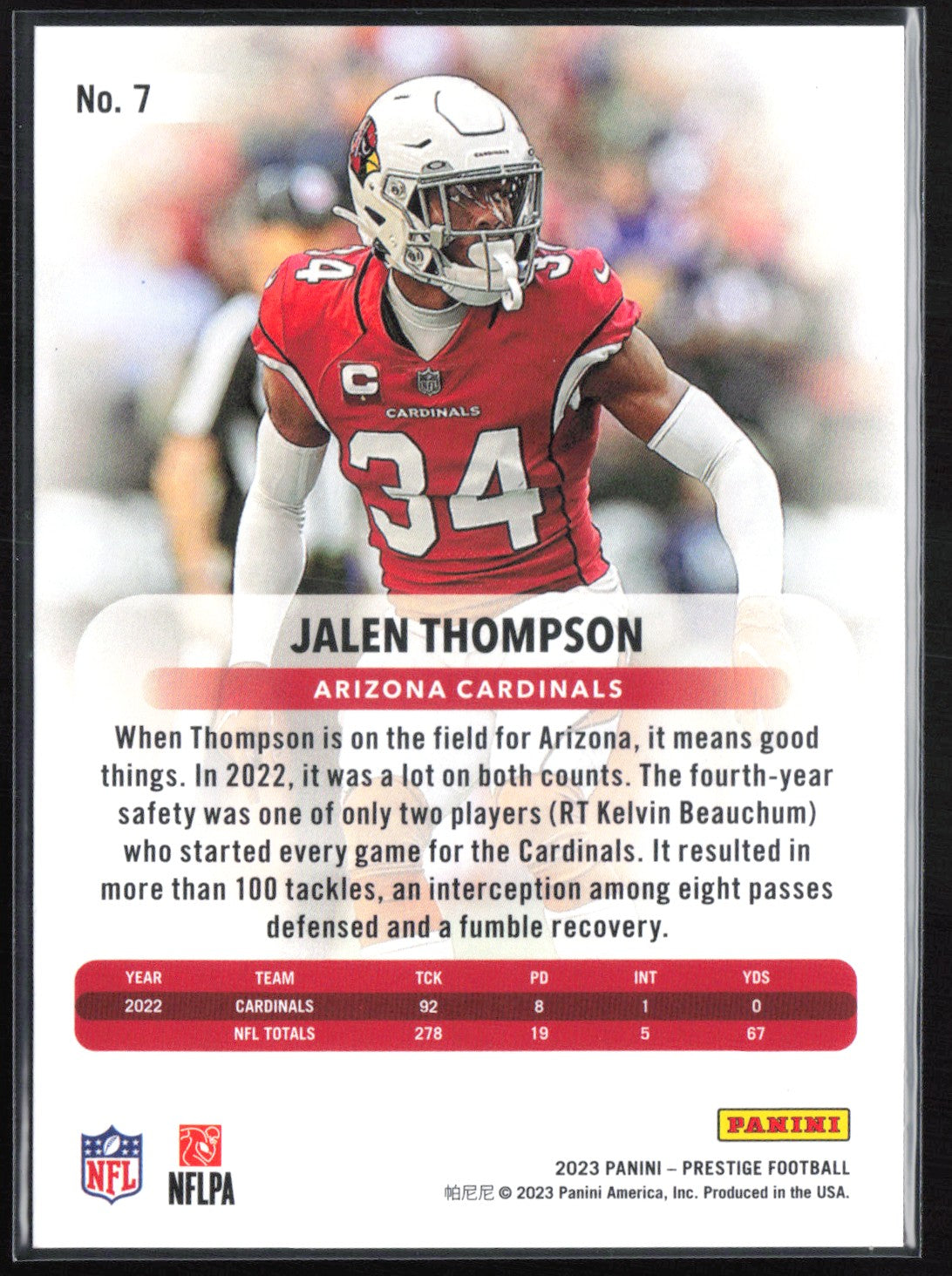 Jalen Thompson Red /499