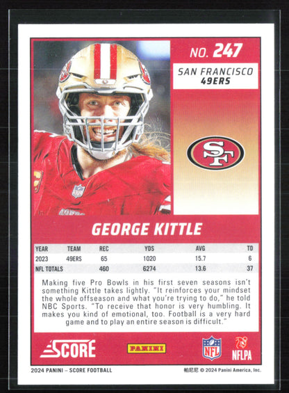 George Kittle Green Press Proof