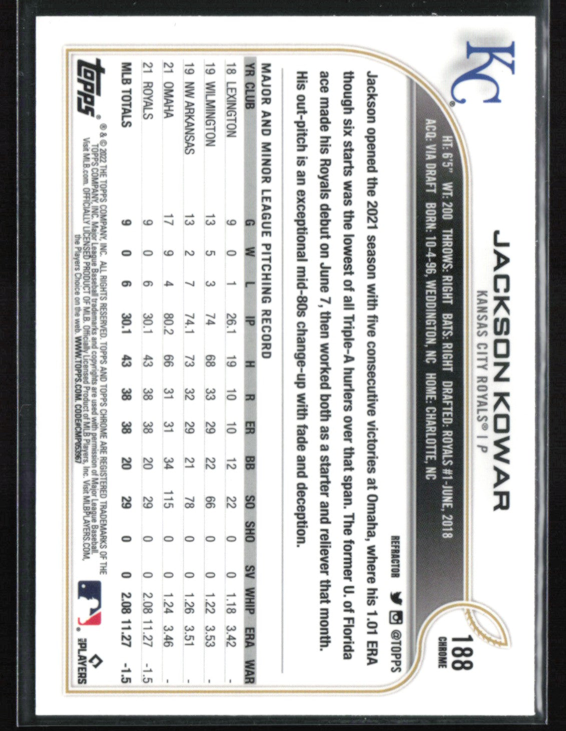 Jackson Kowar RC Refractor