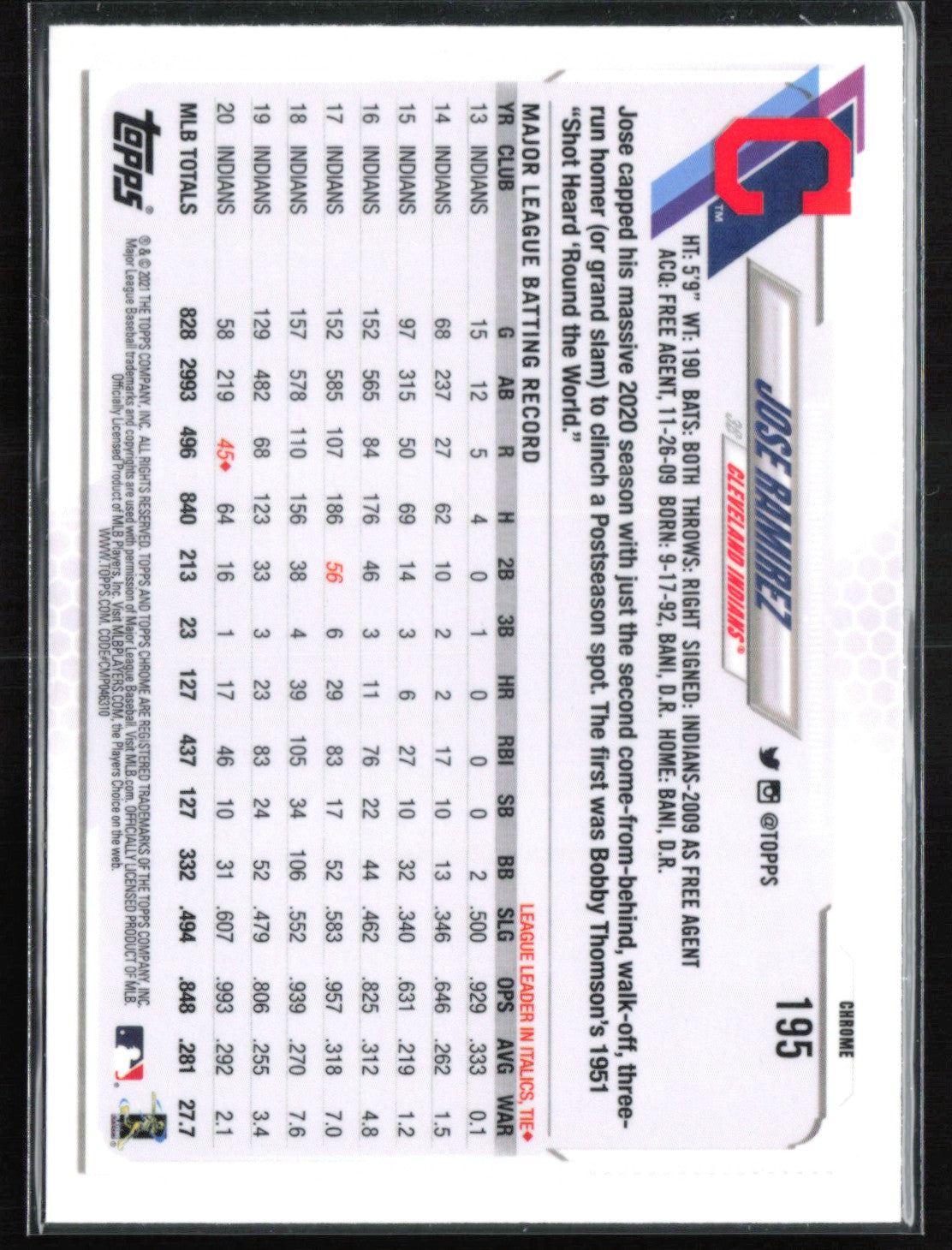 Jose Ramirez X-Fractor