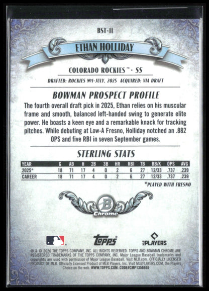 Ethan Holliday Bowman Sterling Mojo