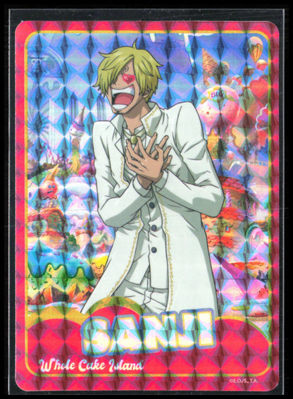 Sanji Whole Cake Island Pink Sticker (One Piece)
