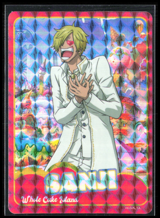 Sanji Whole Cake Island Pink Sticker (One Piece)