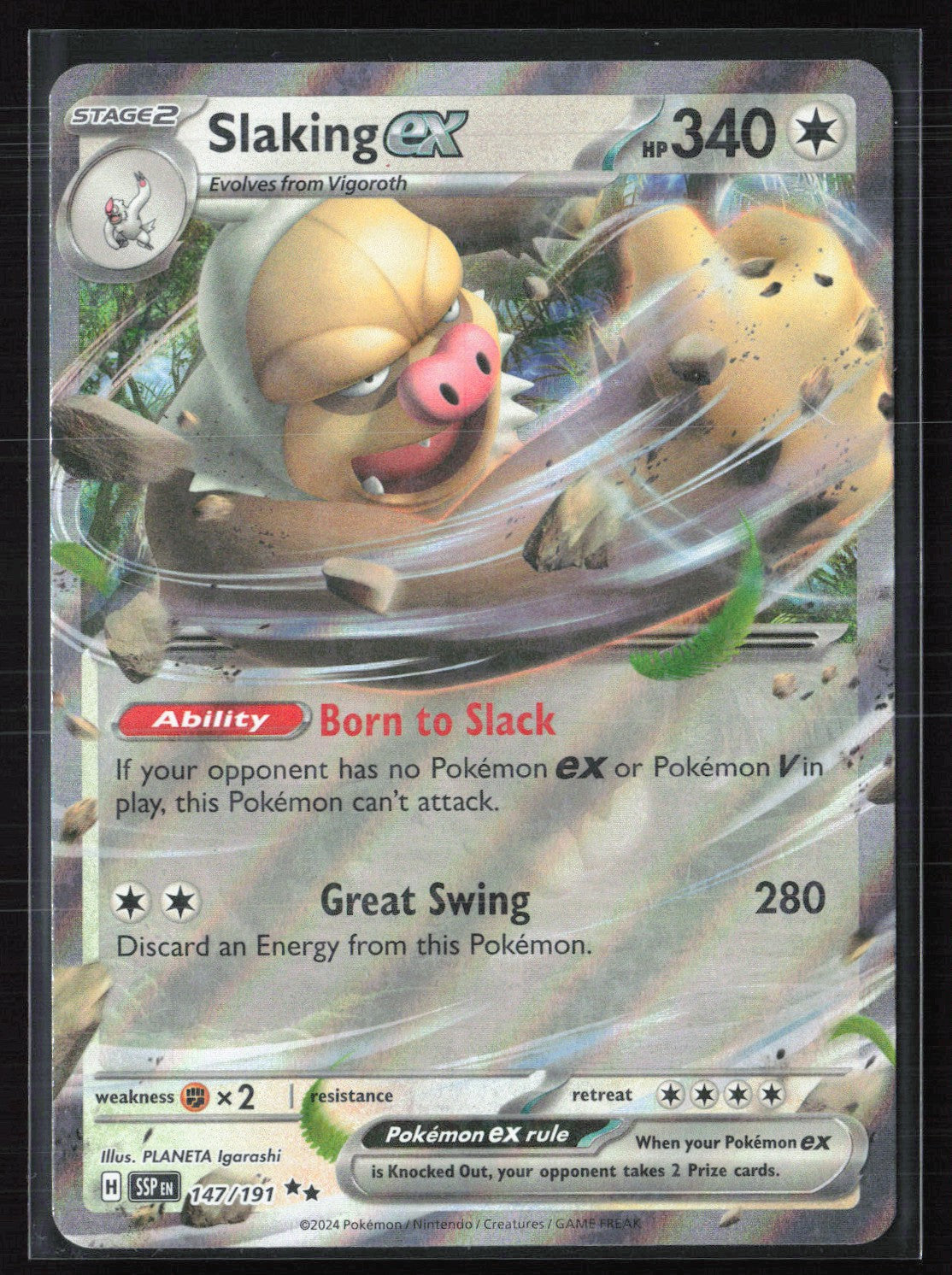 Slaking ex - 147/191 Double Rare