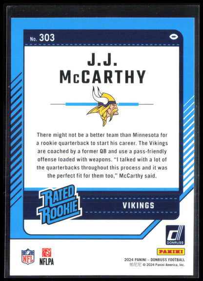 J.J. McCarthy RC Blue