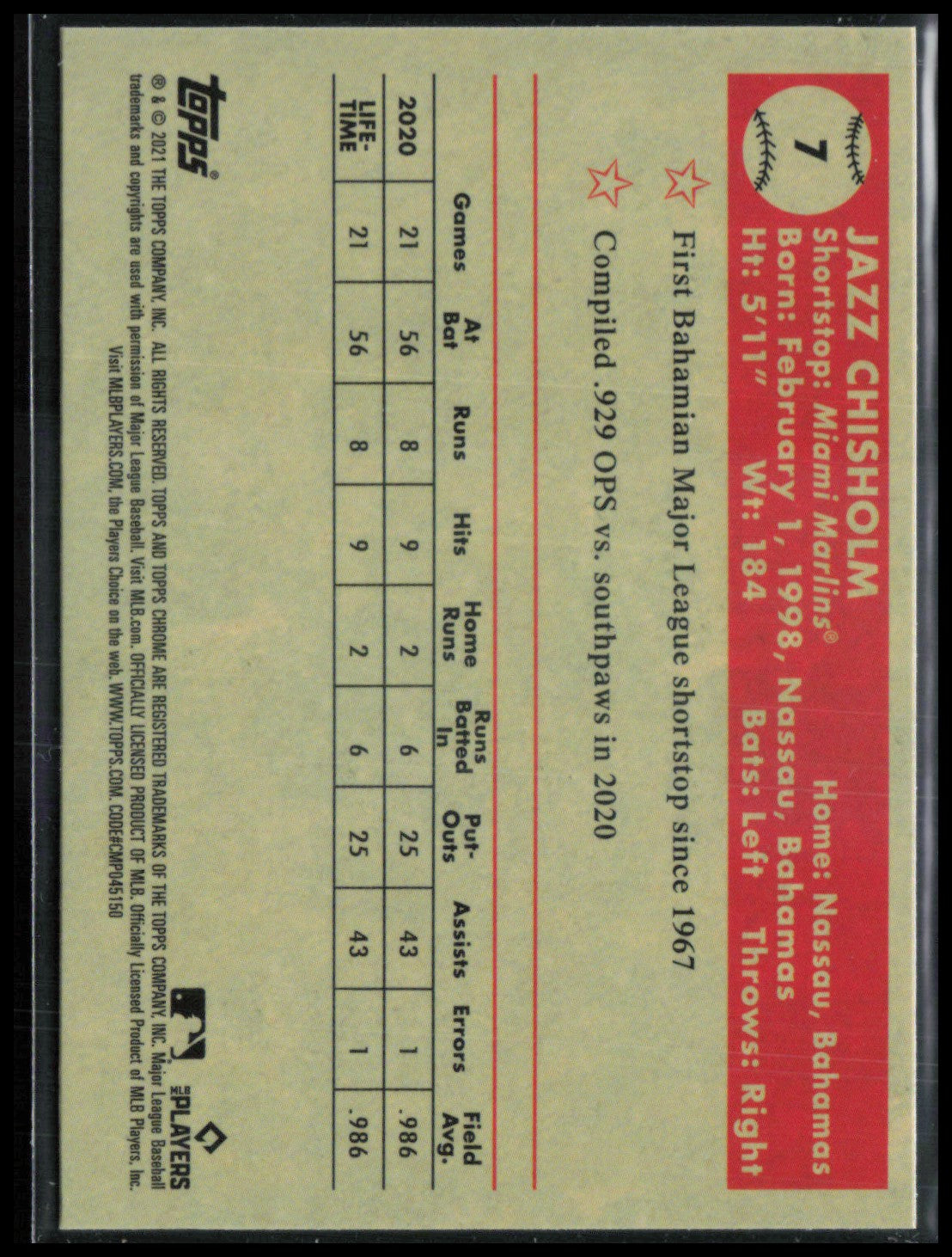 Jazz Chisholm RC