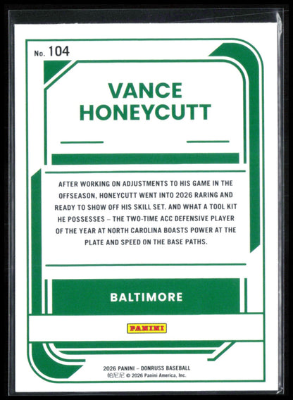 Vance Honeycutt Rated Prospect Liberty