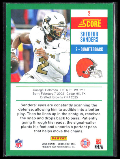 Shedeur Sanders RC