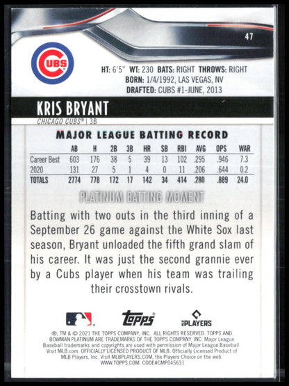 Kris Bryant /150 Blue