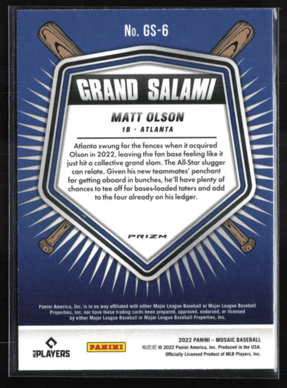 Matt Olson Mosaic Prizm