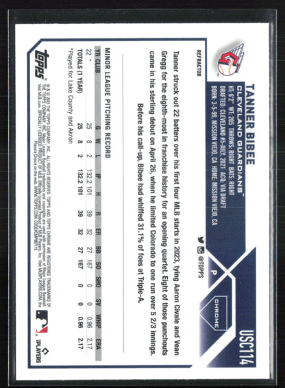 Tanner Bibee RC Refractor