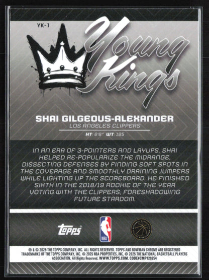 Shai Gilgeous-Alexander Young Kings