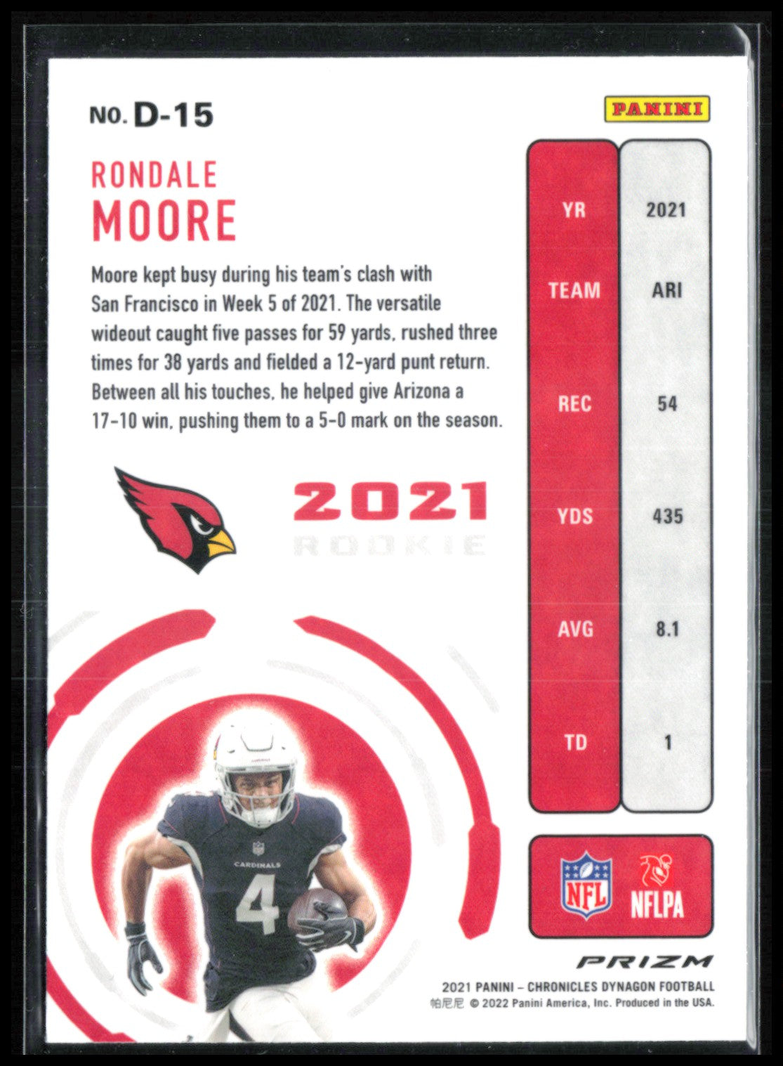 Rondale Moore RC Dynagon Silver