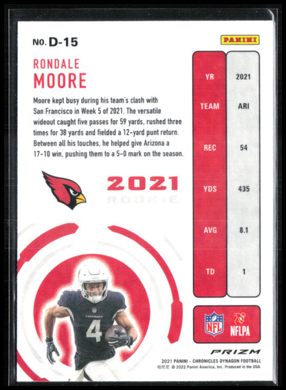 Rondale Moore RC Dynagon Silver