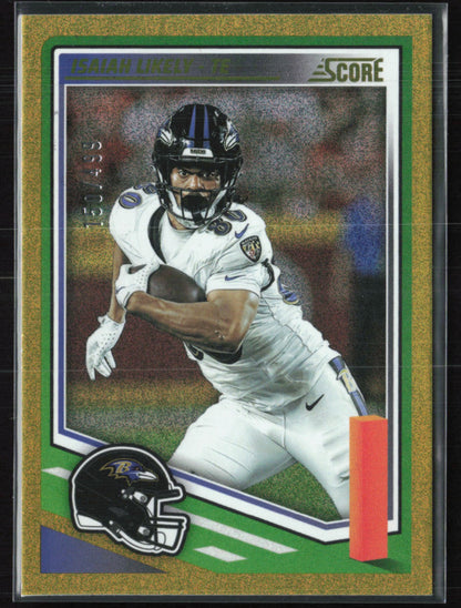 Isaiah Likely /499