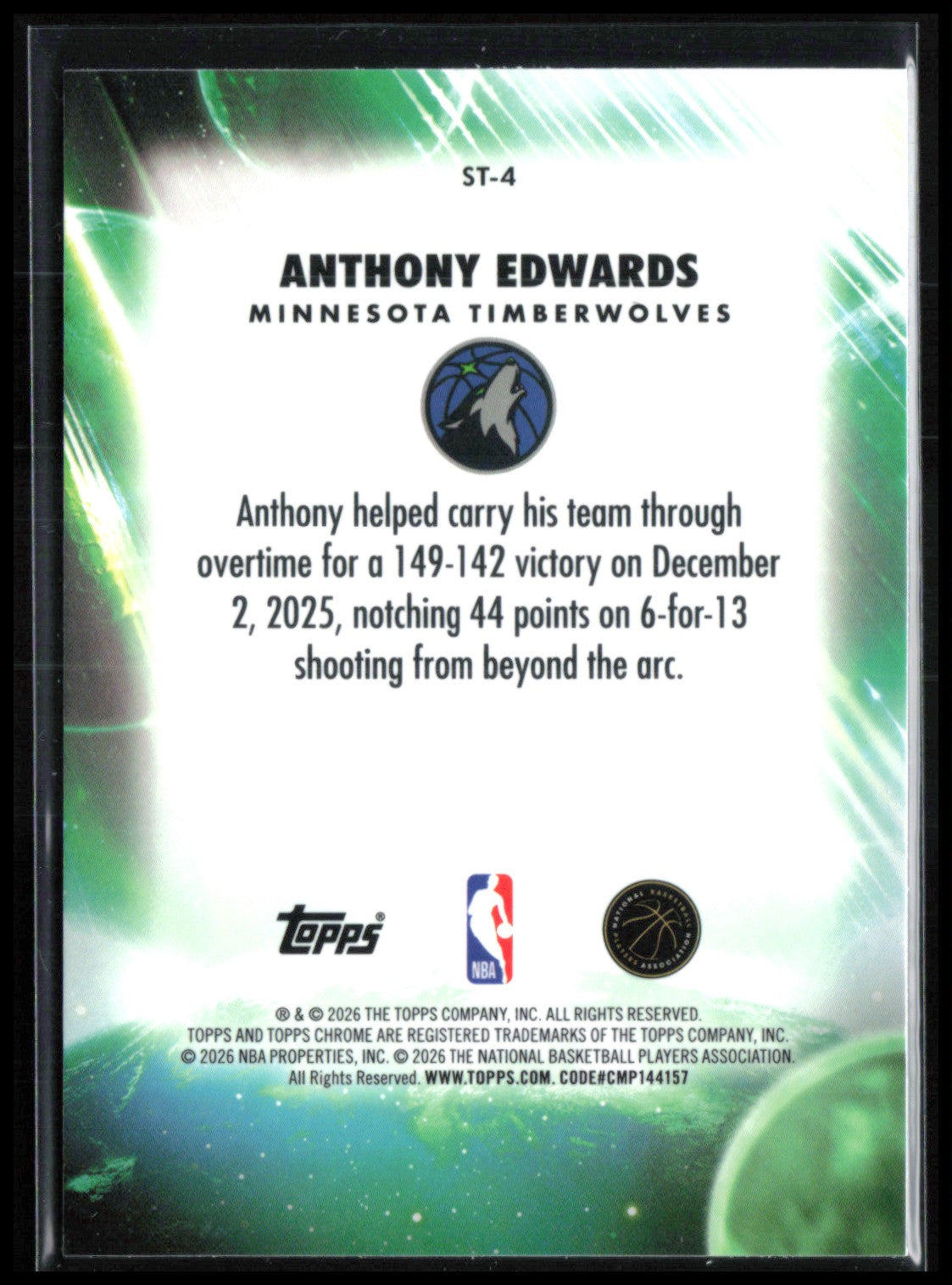 Anthony Edwards Stratospheric Stars