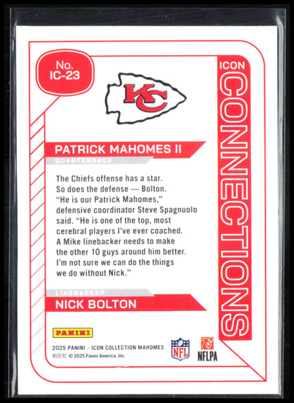 Patrick Mahomes II Icon Connections