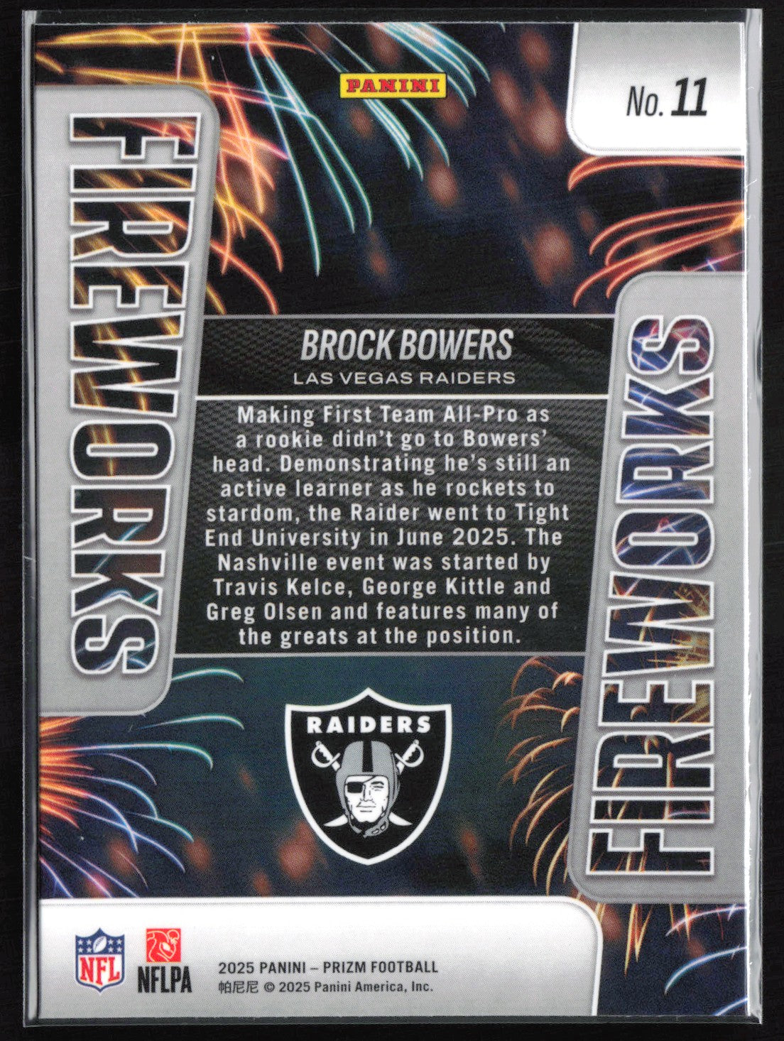 Brock Bowers Fireworks