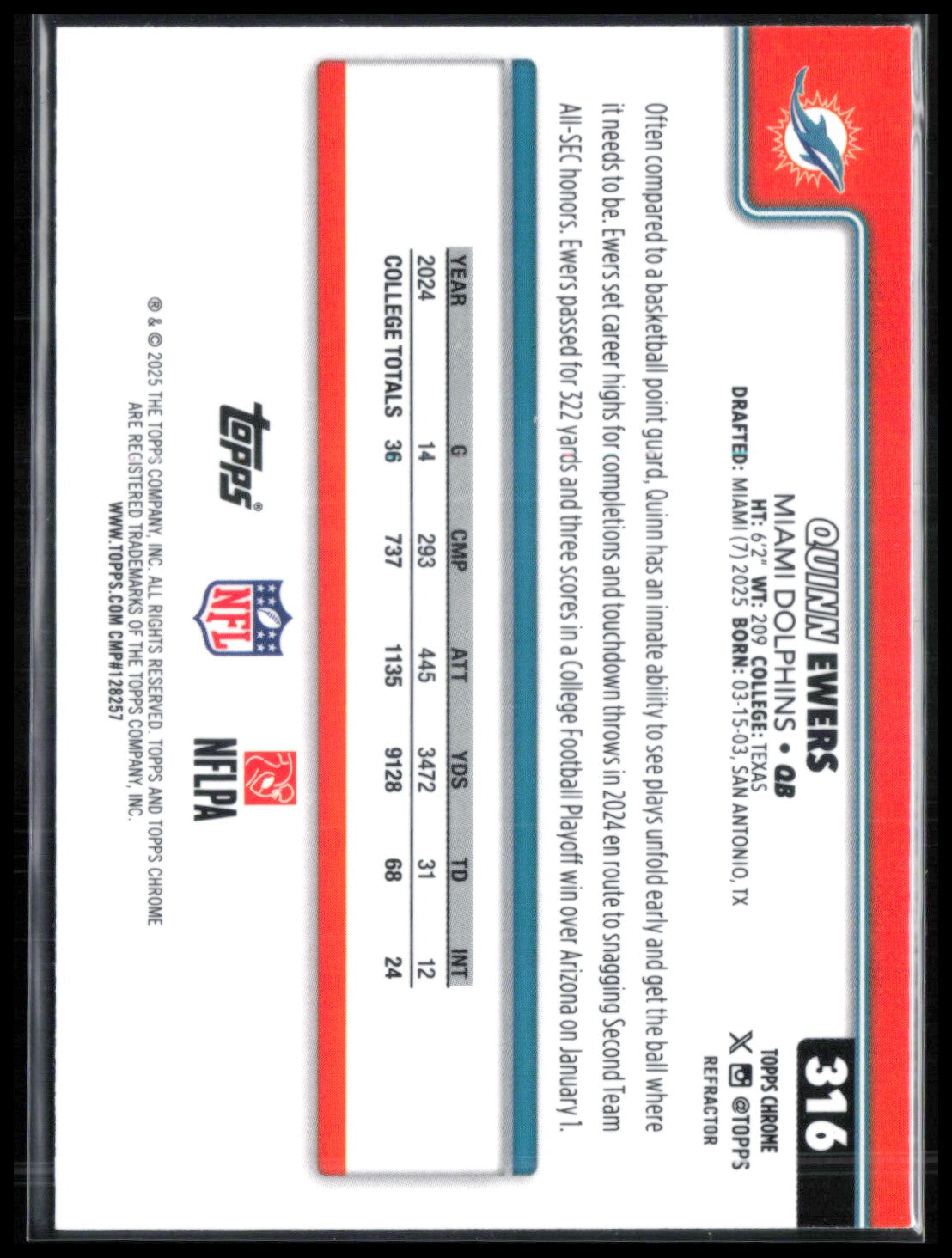 Quinn Ewers RC Refractor