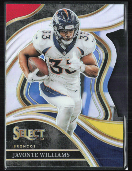 Javonte Williams Black Gold Die-Cut