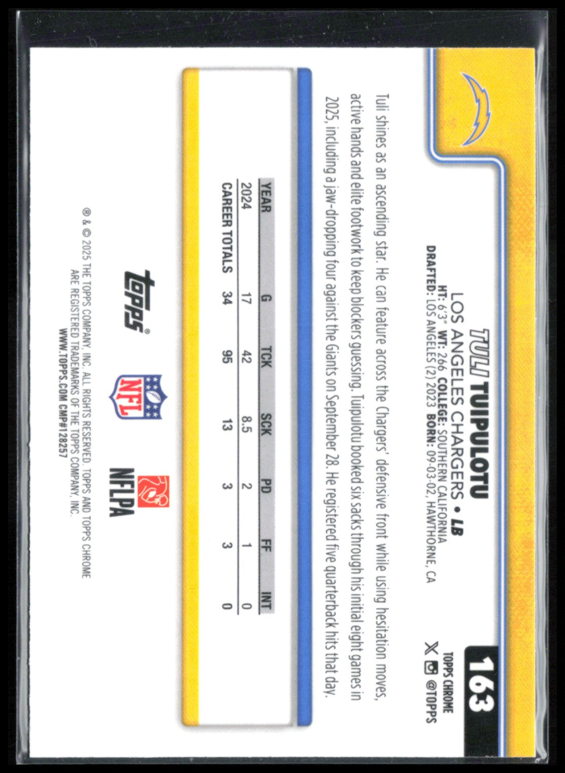 Tuli Tuipulotu Light Blue /199 Refractor
