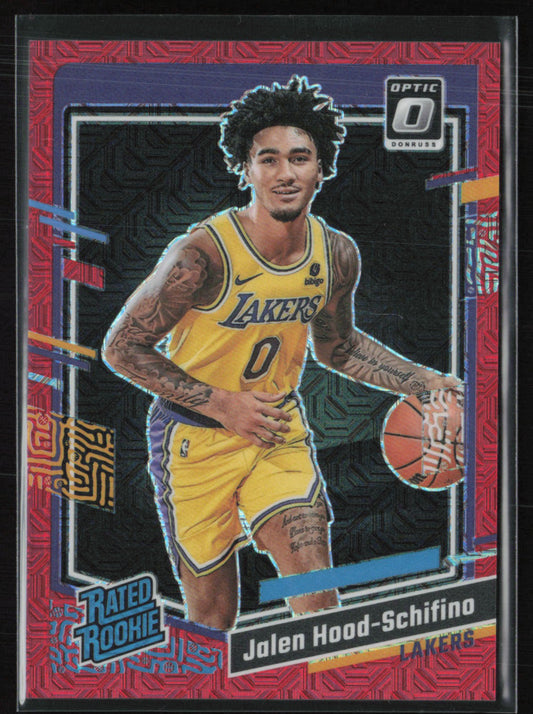Jalen Hood-Schifino RC Red Mojo /99