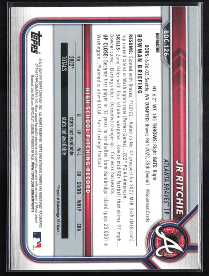 JR Ritchie 1st Bowman Refractor