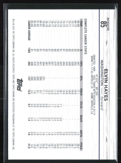 Elvin Hayes Refractor