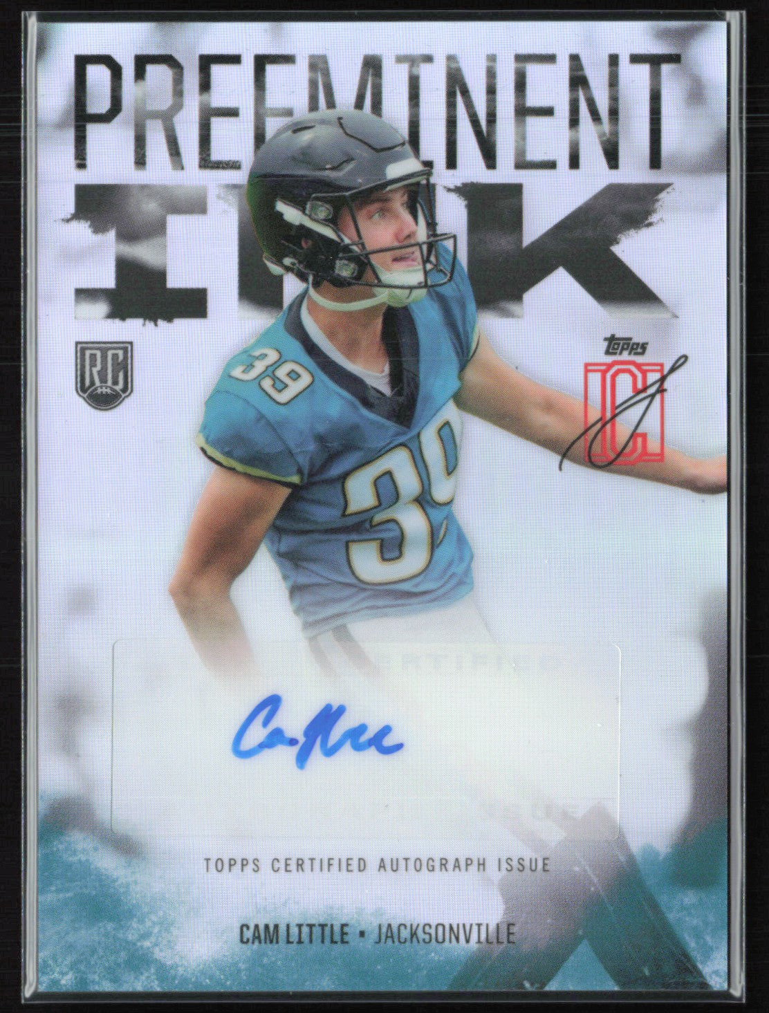 Cam Little RC Auto 2025 Signature Class Preeminent Ink