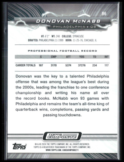 Donovan McNabb Silver Wave /249