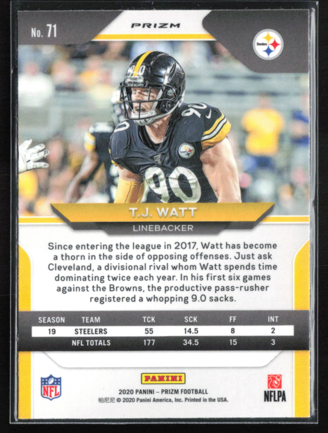 T.J. Watt Orange Disco