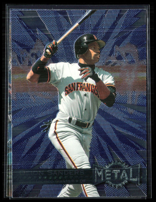 Deion Sanders Fleer Metal