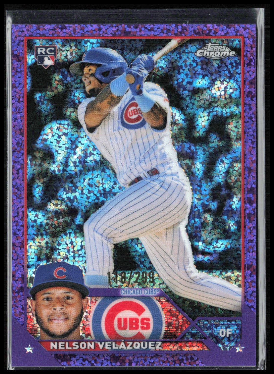 Nelson Velázquez RC Purple Mini Diamond /299