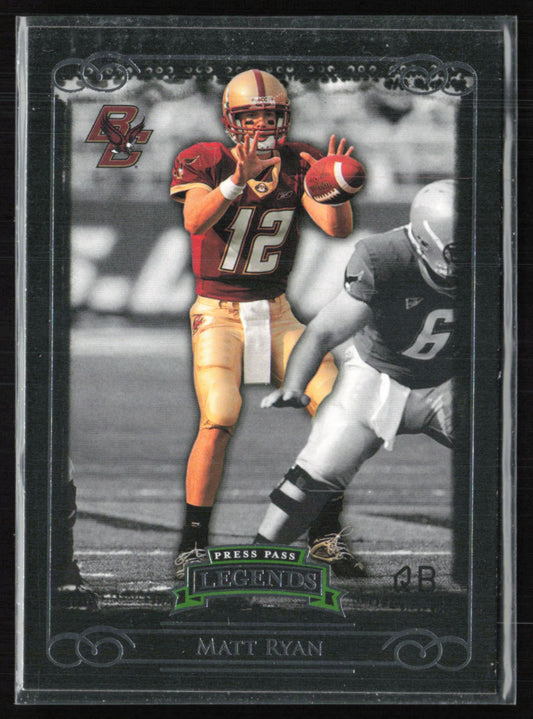 Matt Ryan RC 2008 Press Pass Legends