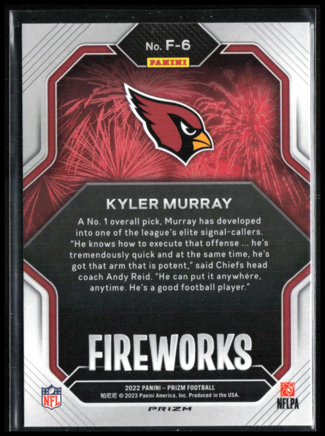 Kyler Murray Fireworks Silver