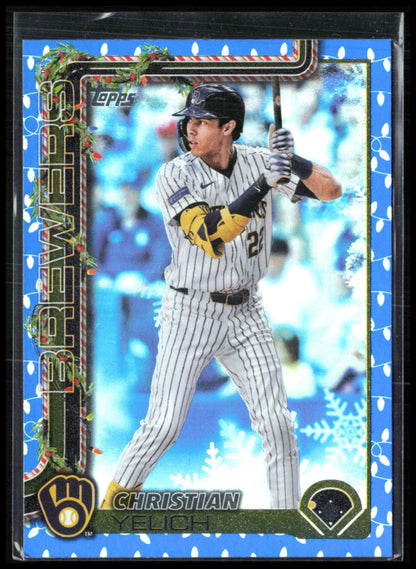 Christian Yelich Blue Holiday