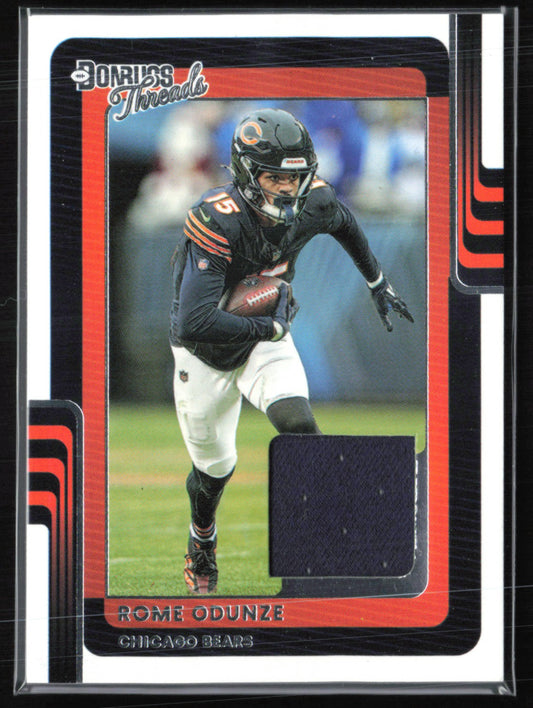 Rome Odunze Donruss Threads Mem