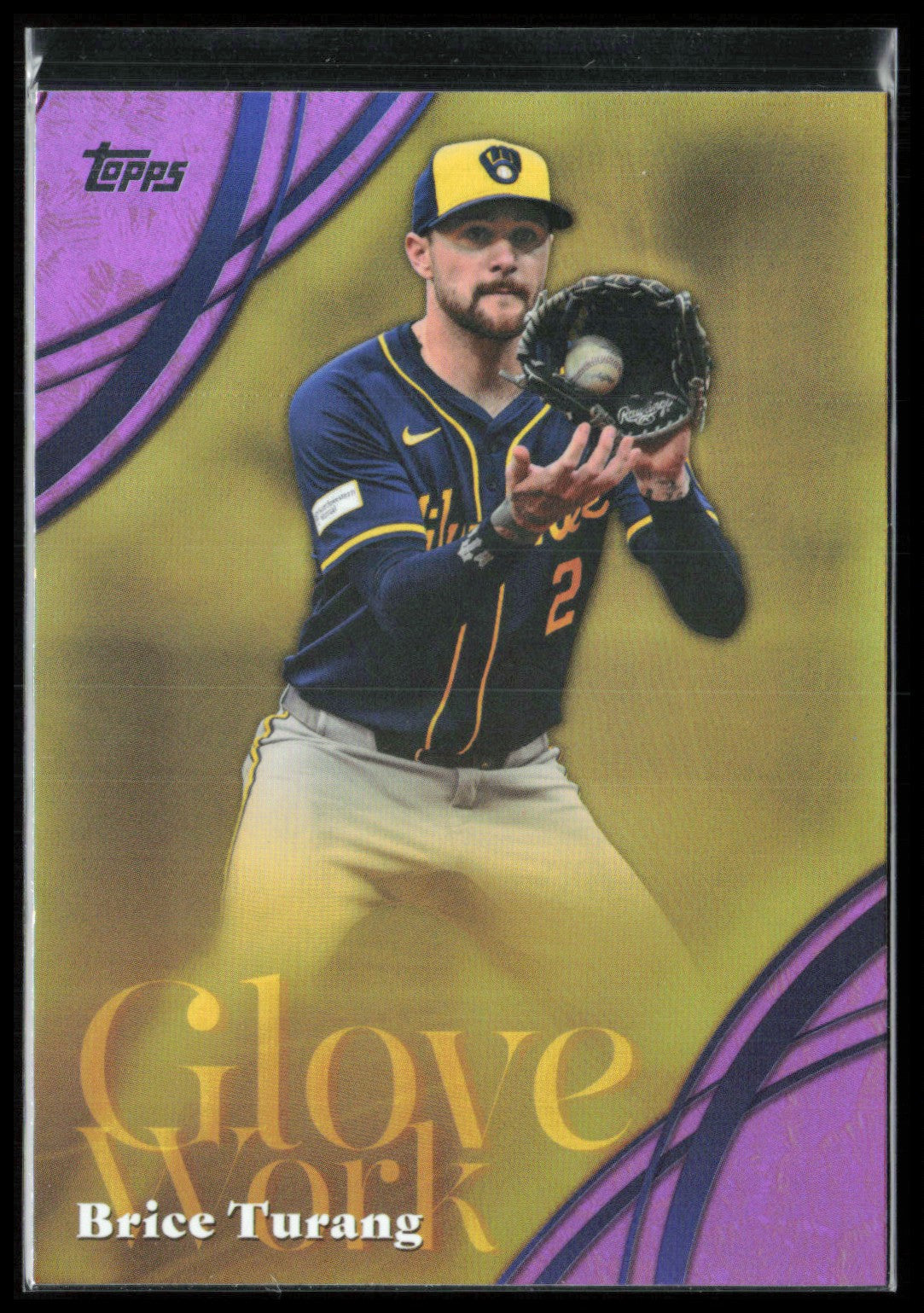 Brice Turang Glove Work