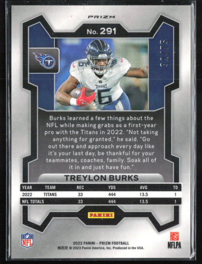 Treylon Burks Green Scope /75