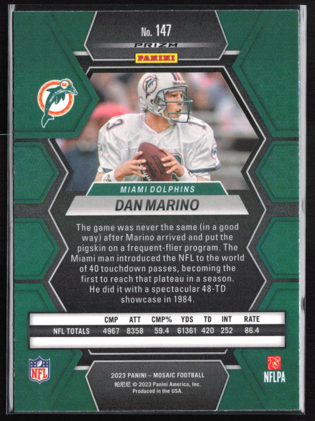 Dan Marino Mosaic Prizm