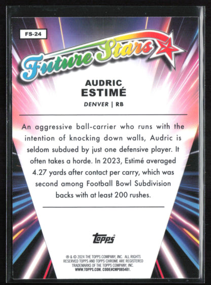 Audric Estime RC X-Fractor