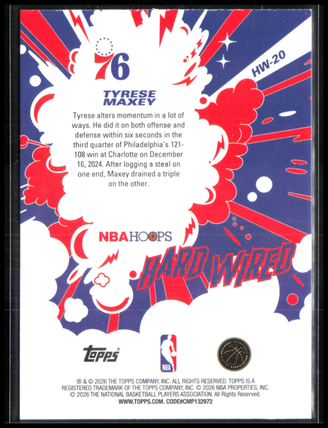 Tyrese Maxey Hard Wired