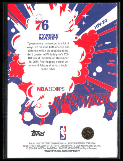 Tyrese Maxey Hard Wired