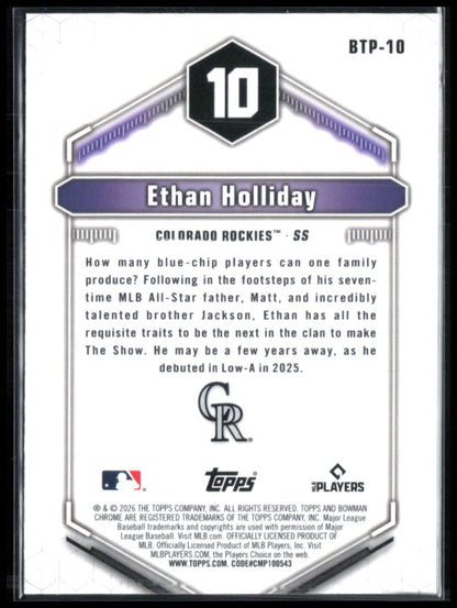Ethan Holliday Top 100