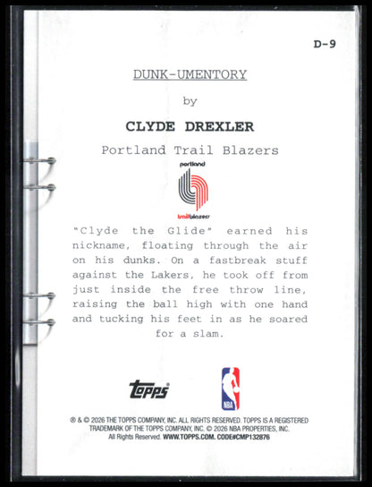 Clyde Drexler Dunk-Umentory