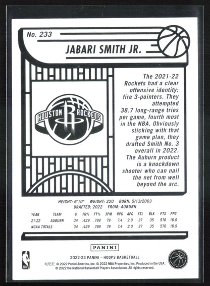 Jabari Smith Jr. RC