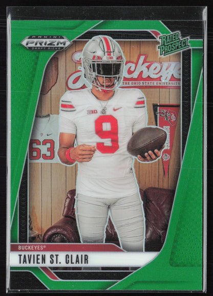 Tavien St. Clair Prospect Green Prizm