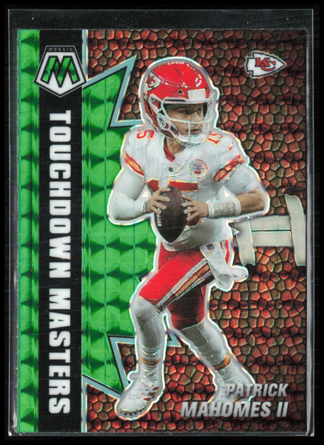 Patrick Mahomes II Green Mosaic
