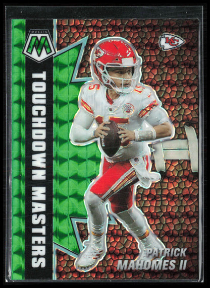 Patrick Mahomes II Green Mosaic