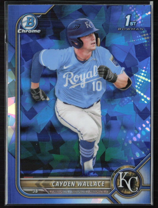 Cayden Wallace 1st Bowman Sapphire